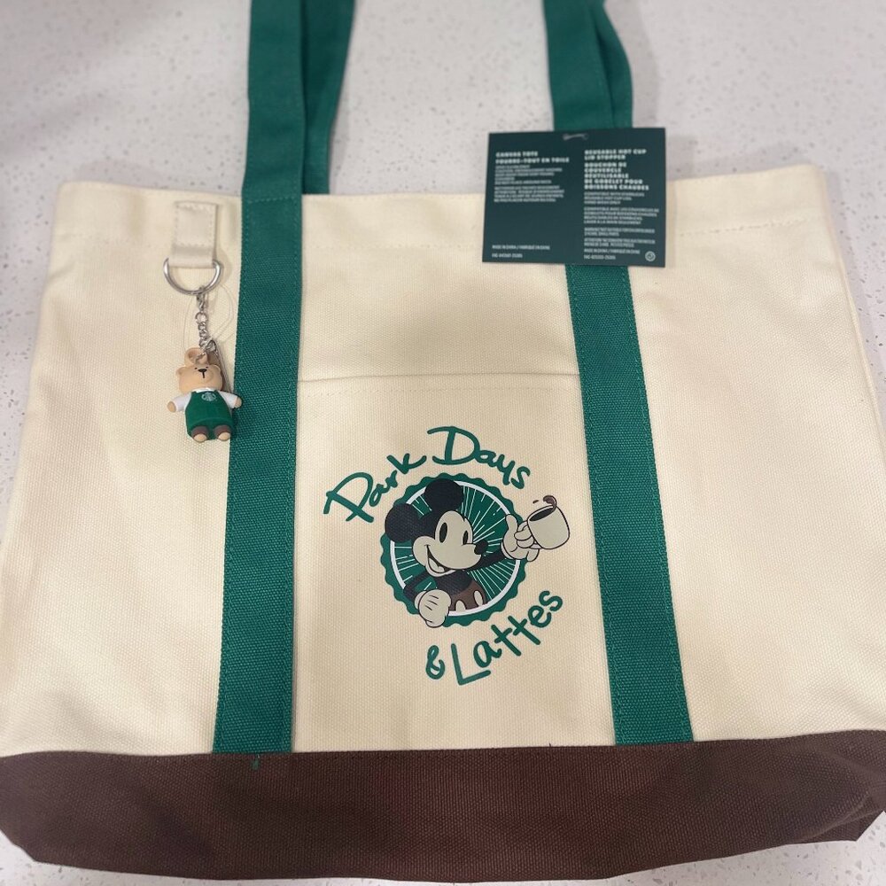 Starbucks Disney Tote Bag NWT